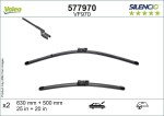 VALEO Klaasipühkija (kojamees) SILENCIO FLAT BLADE SET 577970