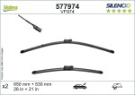 VALEO Klaasipühkija (kojamees) SILENCIO FLAT BLADE SET 577974