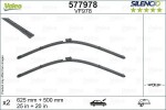 VALEO  Klaasipuhastaja kumm SILENCIO FLAT BLADE SET 577978