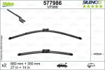 VALEO Klaasipühkija (kojamees) SILENCIO FLAT BLADE SET 577986