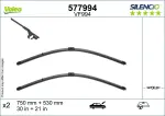 VALEO Klaasipuhastaja kumm SILENCIO FLAT BLADE SET 577994