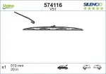 VALEO  Klaasipuhastaja kumm SILENCIO CONVENTIONAL SINGLE 574116