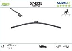 VALEO  Klaasipuhastaja kumm SILENCIO REAR 574335