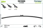 VALEO  Klaasipuhastaja kumm CANOPY 583986