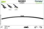 VALEO Klaasipuhastaja kumm CANOPY 583991