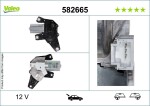 VALEO Klaasipühkija (kojamehe) mootor ORIGINAL PART 12V 582665