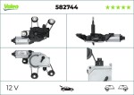VALEO Klaasipühkija (kojamehe) mootor ORIGINAL PART 12V 582744