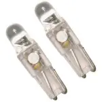 LED 12V T5 Valge W1 2tk,2W Pilot