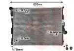 VAN WEZEL Radiaator,  mootorijahutus *** IR PLUS *** 06002205