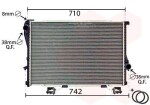 VAN WEZEL Radiaator,  mootorijahutus *** IR PLUS *** 06002233