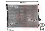 VAN WEZEL Radiaator,  mootorijahutus *** IR PLUS *** 06002278