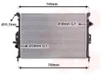 VAN WEZEL Radiaator,  mootorijahutus 18002424