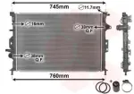VAN WEZEL Radiaator,  mootorijahutus *** IR PLUS *** 18002425