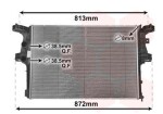 VAN WEZEL Radiaator,  mootorijahutus 28002126