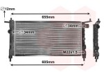VAN WEZEL Radiaator,  mootorijahutus 37002183