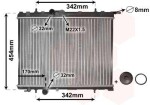 VAN WEZEL Radiaator,  mootorijahutus *** IR PLUS *** 40002189