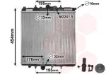 VAN WEZEL Radiaator,  mootorijahutus *** IR PLUS *** 40002243