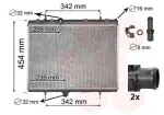 VAN WEZEL Radiaator,  mootorijahutus *** IR PLUS *** 40002267