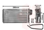 VAN WEZEL Salongi radiaator / soojusvaheti 40006100