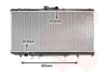 VAN WEZEL  Radiaator,mootorijahutus 53002146