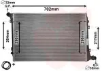 VAN WEZEL Radiaator,  mootorijahutus *** IR PLUS *** 58002224