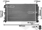 VAN WEZEL Radiaator,  mootorijahutus *** IR PLUS *** 58002271