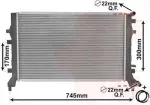 VAN WEZEL  Radiaator,mootorijahutus *** IR PLUS *** 58002295