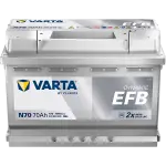 VARTA Käivitusaku DYNAMIC EFB 12V 70Ah 760A 570500076K262