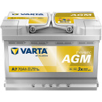 VARTA Käivitusaku DYNAMIC AGM 12V 70Ah 760A 570901076K262
