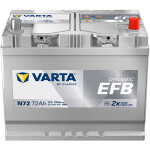 VARTA Käivitusaku DYNAMIC EFB 12V 72Ah 760A 572501076K262