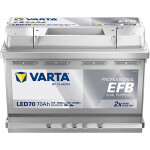 VARTA Käivitusaku PROFESSIONAL EFB 12V 70Ah 760A 932070076K312