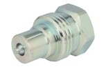 Hydraulic coupler plug 1/2inch NPTF 40l/min.
