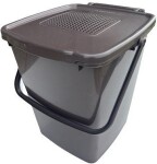 ämber/biokonteiner filtriga. kaanega 10l plast pruun 274x233x242mm