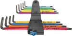 Wera BlackLaser Multicolour 967/9 pikkade TORX L-võtmete kmpl 9 osa TX8-TX40
