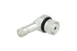 [447512] mootorratta rehviventiil ALLIGATOR 25LMS, velg rim ava diameeter: 11,3mm, klapp Lenksu kinnitus: nurk: 90°, Silver, alumiinium