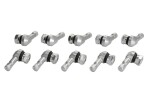 [komplet 10tk.] mootorratta rehviventiil PR25 MS11,3, velg rim ava diameeter: 11,3mm, klapp Lenksu kinnitus: nurk: 90°, Silver, alumiinium