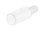 OE VW WHT 004 068 / ketijooksu kinnituspolt (m8x16) sobib: audi a1, a3; seat altea, altea xl, ibiza iv, ibiza iv sc, ibiza iv st, leon, toledo iv; skoda fabia ii, octavia ii, rapid, roomster 1.2/1.2lpg 11.08-