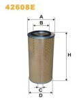 WIX FILTERS Õhufilter 42608E