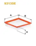 WIX FILTERS Filter,  salongiõhk 93135E