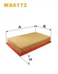 WIX FILTERS Õhufilter WA6172