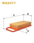 WIX FILTERS Õhufilter WA9471