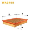 WIX FILTERS  Õhufilter WA9498