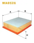 WIX FILTERS Õhufilter WA9526