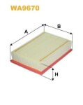 WIX FILTERS Õhufilter WA9670