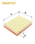 WIX FILTERS Õhufilter WA9721