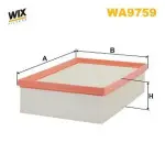 WIX FILTERS  Õhufilter WA9759