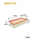 WIX FILTERS  Õhufilter WA9770