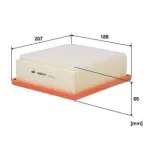 WIX FILTERS Õhufilter WA9804