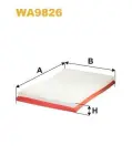 WIX FILTERS  Õhufilter WA9826