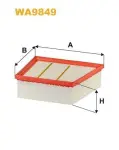 WIX FILTERS Õhufilter WA9849